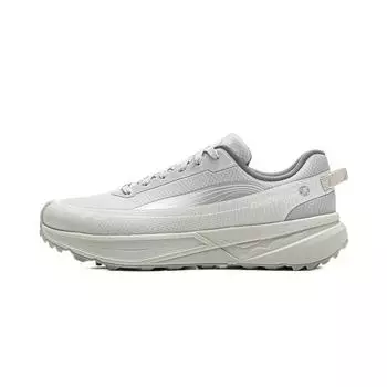Li Ning CF Outdoor Модные Амортизирующие Светоотражающие Износостойкие Низкие Походные Кроссовки Унисекс Походные Кроссовки Серо-Белые AHTV041-11 42