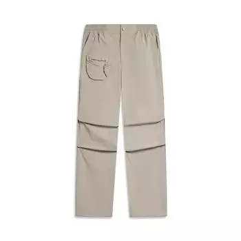 Li Ning CF Playful Attitude Letter Logo Повседневные прямые трикотажные спортивные брюки женские брюки AYKU628-1 S