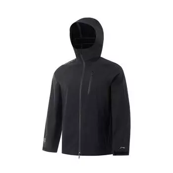 Li Ning CF Protection Series ветрозащитная куртка для походов на открытом воздухе Hard Shell унисекс куртки черные AEMU049-2 XL