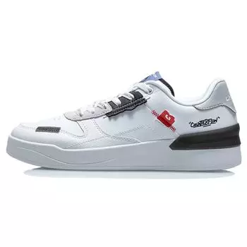 Li Ning CF Reconstructed Synthetic Leather Classic Comfortable Airweight Durable Non-Slip Low-Top Skate Shoes Men sneakers AGCR291-1 43