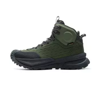 Li Ning CF River High модные удобные нескользящие износостойкие высокие походные ботинки унисекс походные ботинки черные зеленые AHTU015-2 39