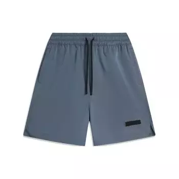 Li-Ning CF Series Solid Color Lace-Up Water-Resistant Woven Sports Shorts Men shorts Laser-Colorful AKSU643-1 XS
