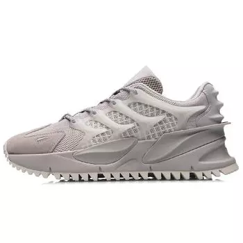 Li Ning CF Spine Trendy Casual Sports Shoes Men Sneakers Silver-Fish-Gray AGLR049-3 45