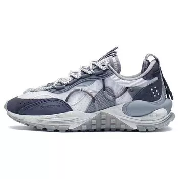 Li Ning CF Star Track Trend амортизирующие низкие спортивные повседневные туфли мужские кроссовки микрокристалл-серый AGLS159-2 39