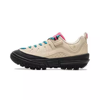 Li-Ning CF Su Lin Chuan Lite Rebound Comfortable Shock Absorption Breathable Low-Top Lifestyle Casual Shoes Women Casual Shoes Khaki AHCU018-2 36