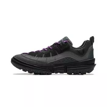 Li Ning CF Su Lin Chuan Lite Rebound Удобные износостойкие кроссовки с низким верхом для походов на открытом воздухе Мужские кроссовки для походов черного цвета AHCU057-3 41