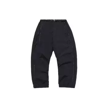 Li Ning CF Su Series Cuffed Loose Work Casual Long Bottoms Men Bottoms Standard-Black AKXQ553-1 M
