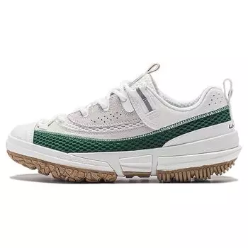 Li Ning CF Su Series Lin Chuan Lite амортизирующие нескользящие дышащие повседневные туфли с низким верхом женские повседневные туфли елово-зеленого цвета AGLT164-1 36