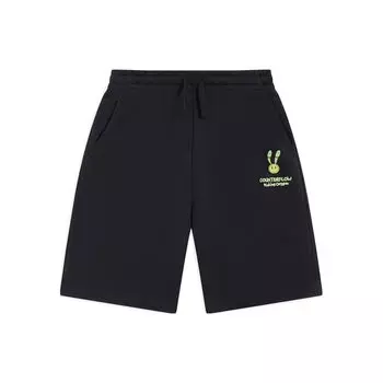 Li Ning CF Su Series Urban Functional Lace Logo Print High Tay Спортивные шорты Стандартные женские шорты Черный AKSSB10-3 S