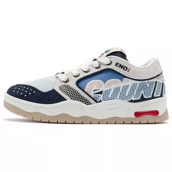 Li Ning CF Su The One Classic нескользящие износостойкие низкие кроссовки для скейтбординга мужские кроссовки белые синие AGCR349-2 40