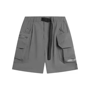 Li Ning CF Su водонепроницаемые свободные повседневные спортивные шорты на шнуровке женские шорты AKSU639-1 S