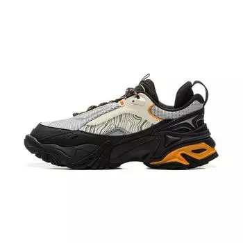 Li Ning CF Suo Qian Xing Ce 3 удобные нескользящие износостойкие низкие походные ботинки для мужчин походные ботинки черные серые AHCU037-2 41