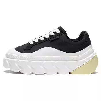 Li Ning CF Surge Толстая подошва Увеличивающая высоту Амортизирующая Универсальная обувь для хлеба Низкие кроссовки для скейтбординга Женские кроссовки Черный Белый Коричневый AGCS230-1