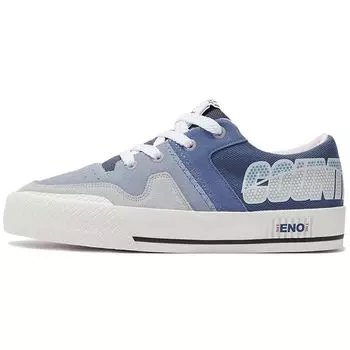 Li Ning CF The One Series Классические повседневные нескользящие прочные легкие низкие кроссовки для скейтбординга мужские кроссовки синего цвета AGCS073-4 45
