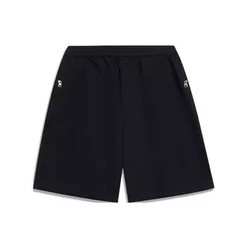 Li-Ning CF Trace Series SS23 однотонные эластичные свободные повседневные шорты мужские низы черные AKST589-3 S