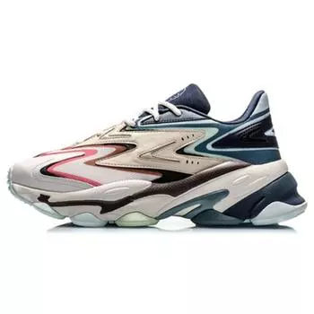 Li Ning CF Trendy Non-Slip Breathable Low-Top Casual Shoes Men sneakers Flowing-Sand-Yellow AGLQ077-4 42