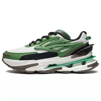Li Ning CF Удобные спортивные модные универсальные повседневные туфли с низким верхом Женская повседневная обувь Зеленая AGLR308-4 36