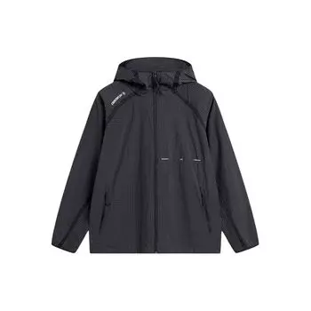 Li Ning CF UV Violet Protection UPF 100+ Легкая солнцезащитная куртка Мужские куртки Черная AFDU725-1 S