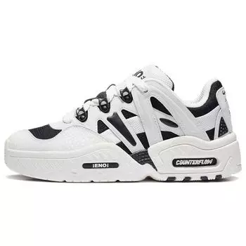 Li Ning CF Yu 2.0 Толстая подошва, увеличивающая высоту, амортизирующая, отскок, универсальные кроссовки для хлеба, низкие спортивные повседневные туфли, женские кроссовки AGCS070-1 37