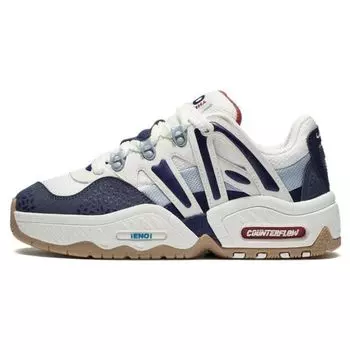 Li Ning CF Yu 2.0 Толстая подошва, увеличивающая высоту, амортизирующая, отскок, универсальные кроссовки для хлеба, низкие спортивные повседневные туфли, женские кроссовки AGCS070-2 35