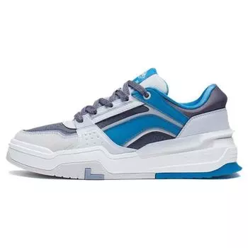 Li Ning Chan Chen нескользящие износостойкие низкие кроссовки для скейтбординга мужские сине-серые AGCS245-2 43
