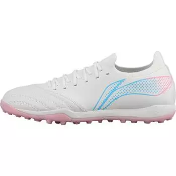Li Ning Chang Ge Pro Mg (Резиновый короткий стержень) Жесткий грунт Амортизирующие Прочные Футбольные Бутсы Мужские Футбольные Бутсы Белые Розовые Синие YSTV0331 39