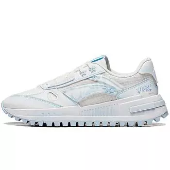 Li Ning Chao Feng 2.0 Ocean легкие высокопрочные амортизирующие износостойкие низкие спортивные повседневные туфли женские кроссовки белые AGCT464-2 37