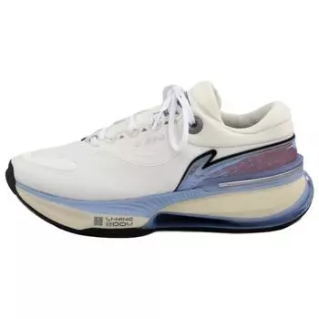 Li-Ning Chao Yue 8 Trendy Versatile Supportive Rebound Low-Top Casual Shoes Men Casual Shoes White Blue AGLU007-2 44
