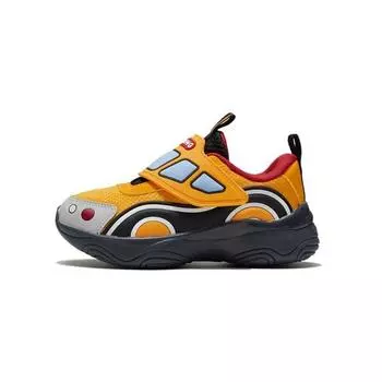 Li Ning Childrens Starshine Удобная спортивная нескользящая амортизирующая износостойкая повседневная обувь Детская обувь Желтая YKNS024-3 29