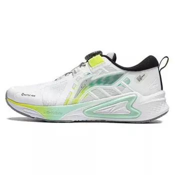 Li Ning Childrens Zhuque 1.0 удобные универсальные амортизирующие кроссовки с низким верхом для бега детские кроссовки белые зеленые YKFU004-3 36
