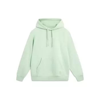 Li Ning China Color Series Solid Loose Pullover Hoodie Unisex hoodies Bamboo-Green AWDT963-1 L