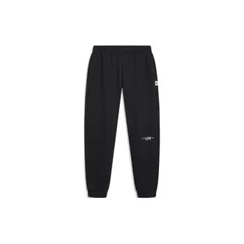 Li-Ning China Culture Series однотонные вязаные джоггеры мужские черные AKLT407-1 M