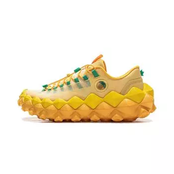 Li Ning Chuan Shan Trend Спортивные Амортизирующие Удобные Низкие Повседневные Кроссовки Унисекс Повседневные Кроссовки Золотой AZGV113-4 39