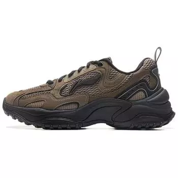 Li Ning Churui V2 Модные классические удобные универсальные толстые подошвы, увеличивающие рост, нескользящие, износостойкие, дышащие, низкие повседневные туфли AGCU375-1 42