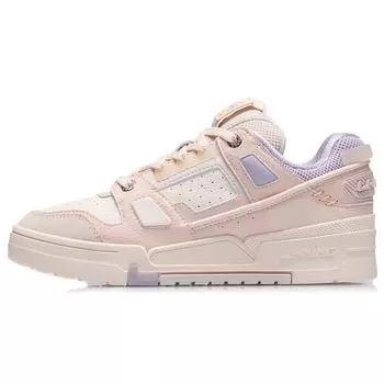 Li Ning Classic нескользящие низкие кроссовки для скейтбординга женские кроссовки нежно-розового цвета AGCR400-5 36