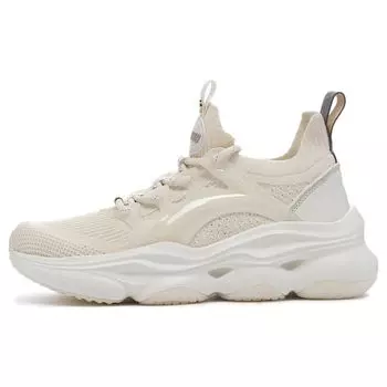 Li-Ning Classic Series Comfortable Versatile Lightweight Shock Absorbing Non-Slip Wear-Resistant Mid-Top Casual Shoes Women Casual Shoes ALFS126-2 38