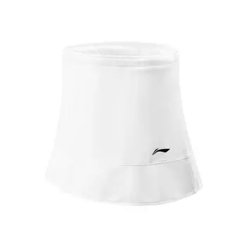 Li Ning Classic Series однотонные быстросохнущие прохладные юбки-шорты женские шорты стандартные белые ASKS144-5 S