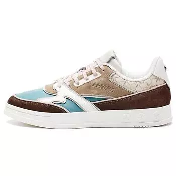 Li Ning Classic Series Trendy Retro Durable Low-Go кроссовки для скейтбординга женские кроссовки коричневые ALFR186-2 37
