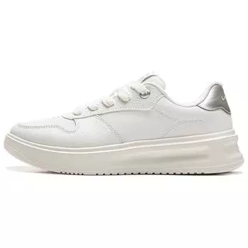 Li Ning Cloud High Top универсальные толстые подошвы увеличивающие рост нескользящие износостойкие дышащие низкие кроссовки для скейтбординга женские кроссовки AGCU320-3 37