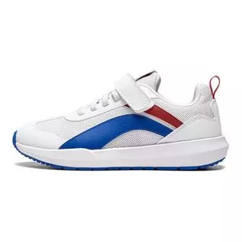 Li-Ning Cloud Low Top Casual Shoes Kids Sneakers White Blue YKCU082-9 35