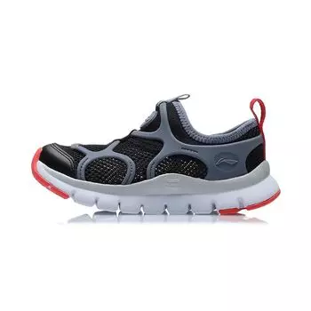 Li-Ning Cloud нескользящие противоударные амортизирующие износостойкие рикошетные дышащие поддерживающие баланс легкие детские повседневные туфли YKAP158-55 25