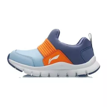 Li-Ning Cloud Shock Absorbing Прочные Легкие Нескользящие Детские Повседневные Туфли Детские Туфли Синие YKNR156-41 25
