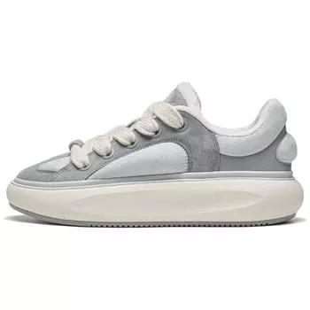 Li Ning Cloud Travel C4D Удобные модные нескользящие износостойкие повседневные туфли с низким верхом для мужчин Серые повседневные туфли AZGT089-3 43