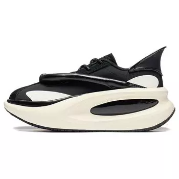 Li Ning Cloud Travel Orca прочные дышащие низкие спортивные повседневные туфли мужские кроссовки черные белые AZGT013-2 39