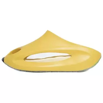 Li Ning Cloud Travel Slay Rebound Trend Silent Anti-Wear Slide Sandals Men Shoes Milk-Sand-Yellow AZSS009-11 46