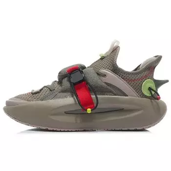 Li Ning Cloud Travel Удобные Универсальные Нескользящие Износостойкие Низкие Спортивные Повседневные Туфли Мужские Кроссовки Орехово-Коричневые AGBR069-3 43