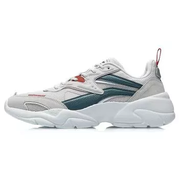 Li Ning Cloud Weave Синтетическая кожа Стабильная амортизация Дышащие Легкие Прочные Нескользящие Поддерживающие Низкие Спортивные Повседневные Туфли AGCR077-3 40