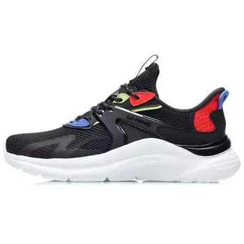 Li-Ning Clouds черные, красные, бледно-синие мужские кроссовки AGLR033-1 41