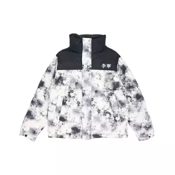 Li Ning Color Block Logo Print Stand Wool Jacket Unisex Upperwear Misty-Gray AYMR359-1 S