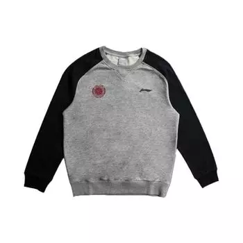 Li Ning Color Block Loose Casual Hoodie Мужские толстовки с капюшоном Серый AWDHF33-1 M
